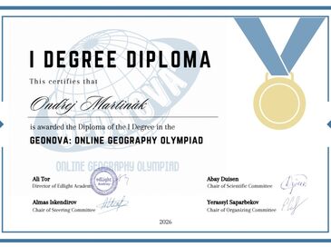 Úspěch českých geografů v internetové geografické olympiádě GeoNova